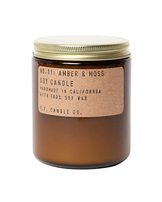P.F. Candle Co. Amber & Moss Classic Standard Scented Soy Wax Candle 7.2 oz