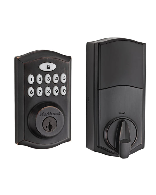 Kwikset Smart-Code 913 Non-Connected Keyless Entry Electronic Keypad Deadbolt Door Lock 99130-003