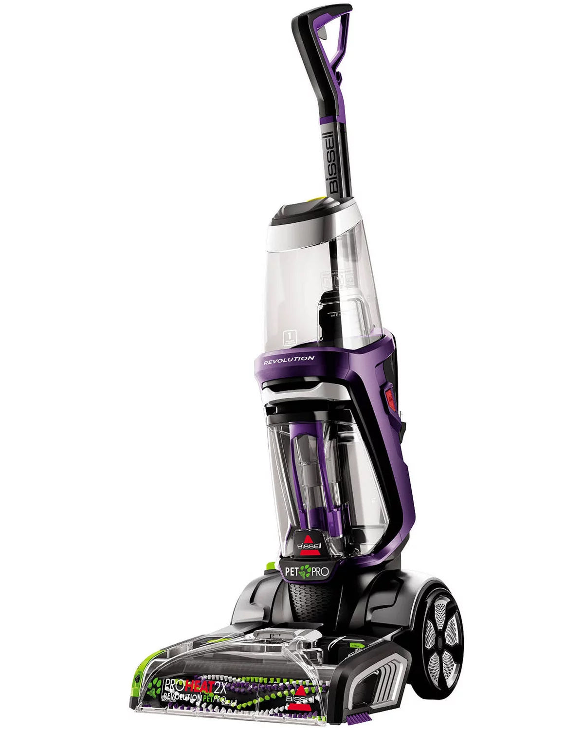 BISSELL - ProHeat 2X Revolution Pro Corded Upright Deep Cleaner - Silver/purple