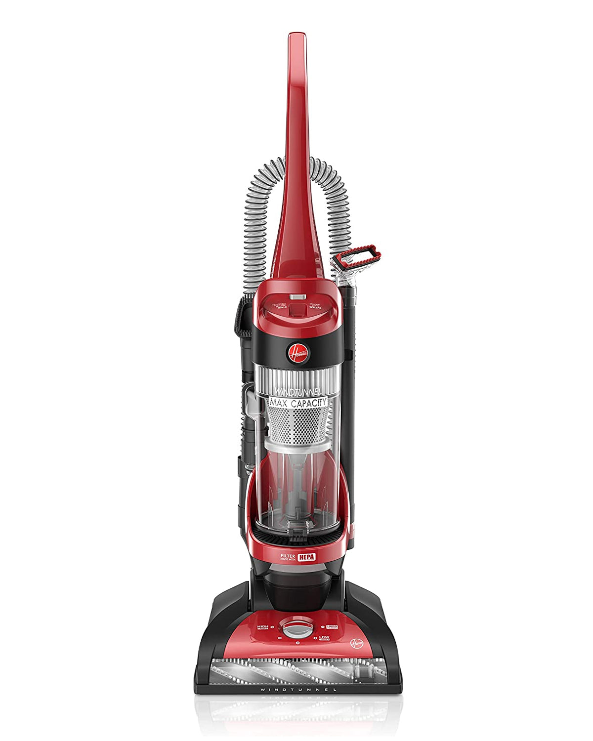 Hoover Windtunnel Max Capacity Upright Vacuum Cleaner with HEPA Filter UH71100 Red