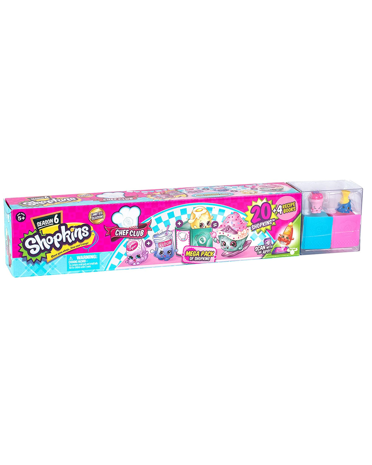 Shopkins Season 6 Chef Club Mega Pack Collectible Toy with Over 20 pcs